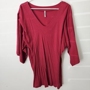 Y2K Rebecca Beeson for Victoria's Secret Shirt, Red, Size XS